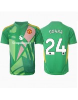 Moške Nogometnih dresov Manchester United Andre Onana #24 Vratar Tretji 2024-25 Kratki rokavi